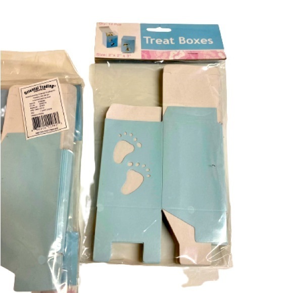 oriental trading company Party Supplies Nwt Baby Shower Blue Treat